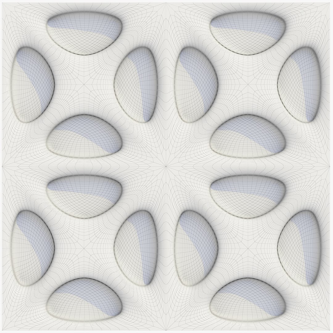 3D Bionic Element Wall Panel Model - TurboSquid 1419770