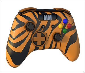 3D controller gamepad model