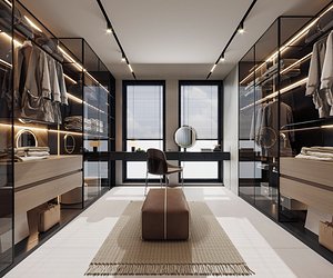 Modern bedroom 3D model