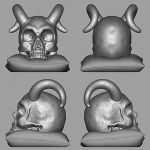 Demon Skull 3D Print