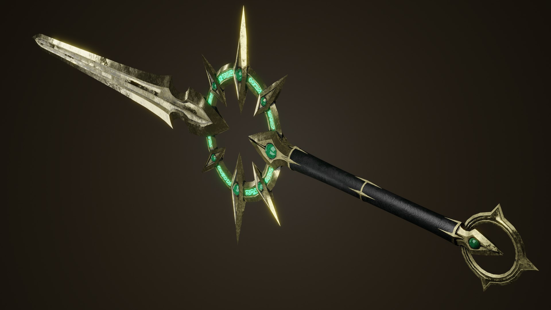 Fantasy PBR Weapon Game Ready Low-poly 3D - TurboSquid 2066154