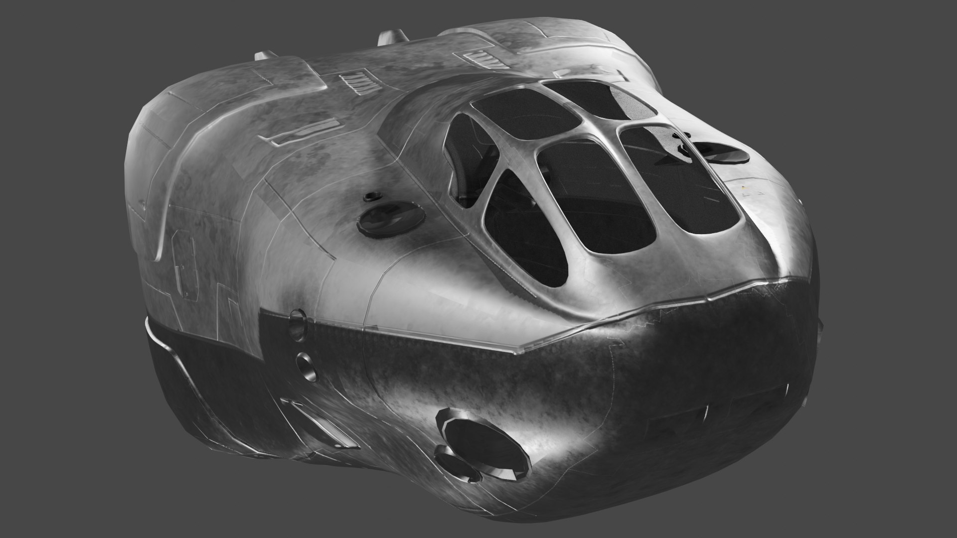 3D Futuristic Spaceship model TurboSquid 1737722