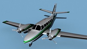 3D Cessna F406 Caravan II V06 model