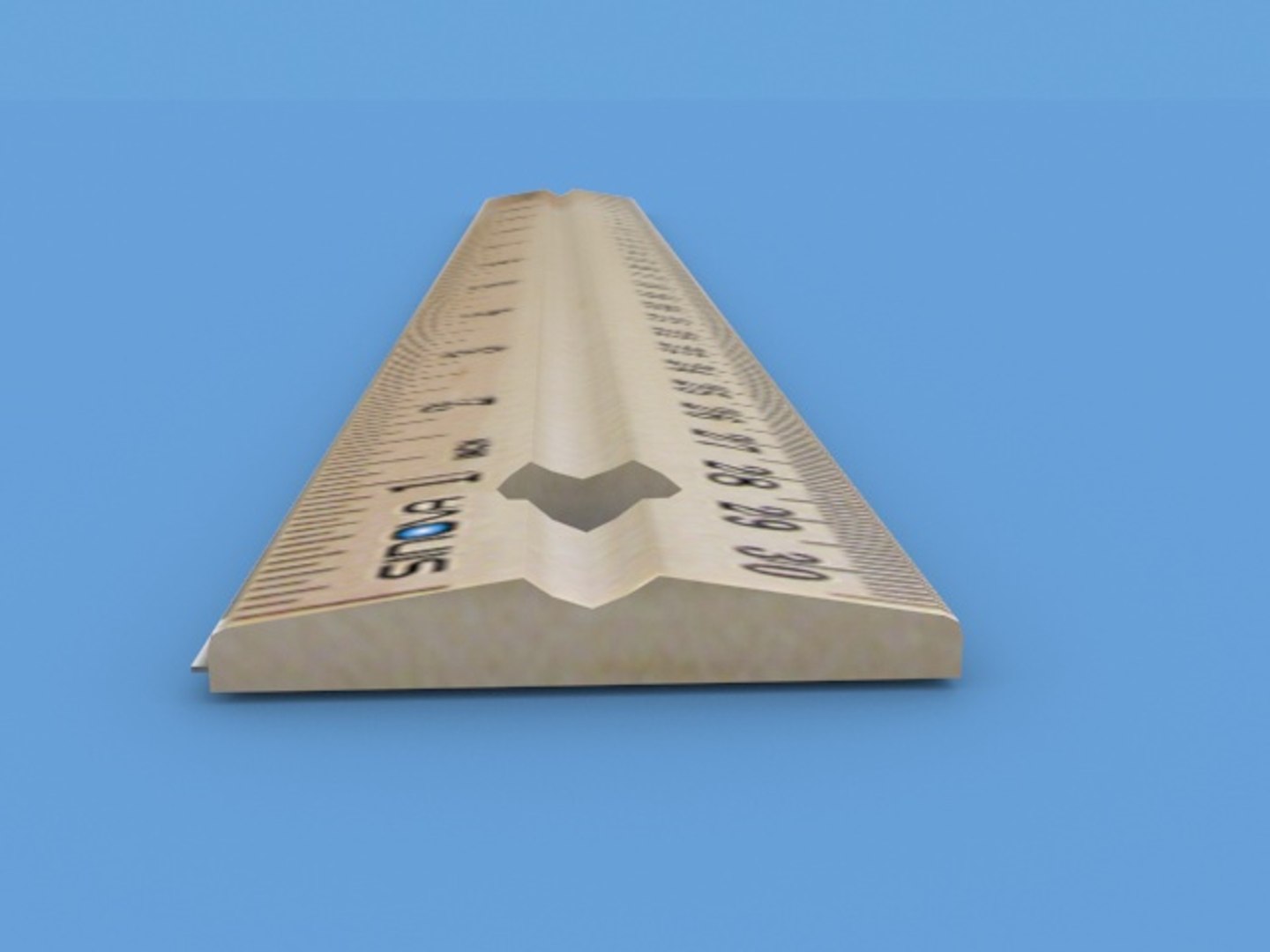 Ruler Inched Max