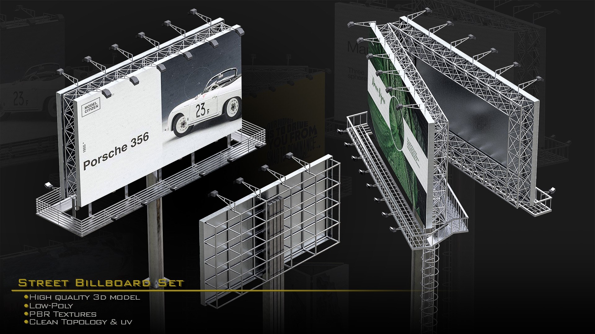 Road and Street Billboard Set 3D model https://p.turbosquid.com/ts-thumb/iq/v8G5AQ/T2/bilboard03turbo/jpg/1728748548/1920x1080/fit_q87/f6373f3a9e30eaadcd658d503d09e2407c9eafdd/bilboard03turbo.jpg