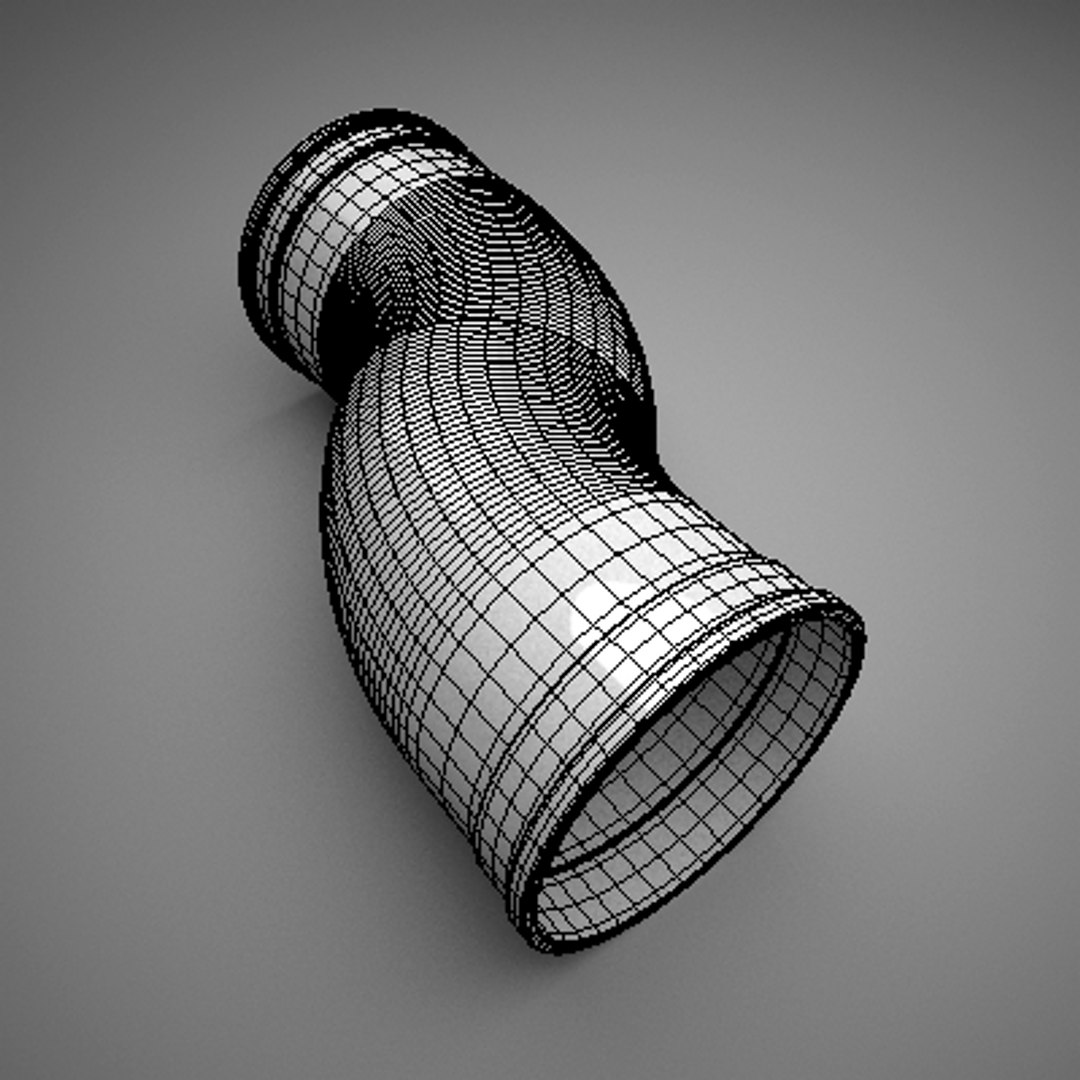 pvc pipe 3d 3ds