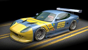 ginetta racecar g50 3D model