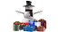 Detailed Snow Man With Gifts 3D model