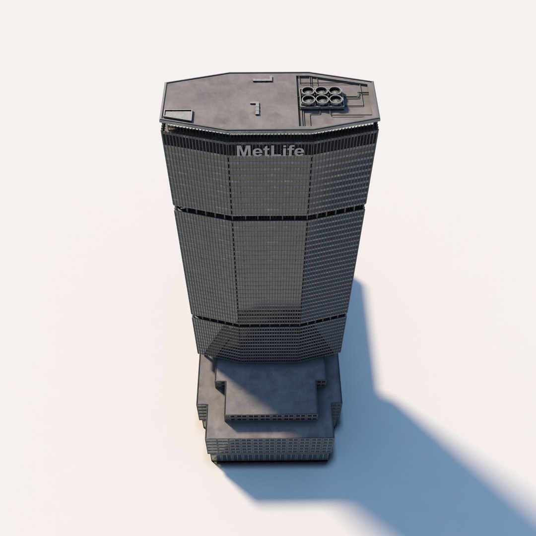 MetLife Building 3D Model - TurboSquid 1755496
