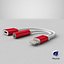Lightning Jack Audio Aux Adapter Splitter Red-White