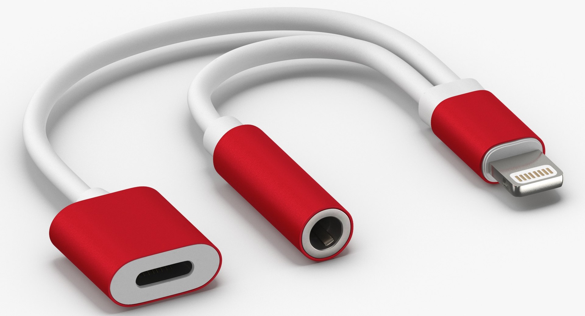 lightning jack aux adapter 3D model https://p.turbosquid.com/ts-thumb/ir/6iHyiL/VPDwyLD5/lightning_jack_audio_aux_adapter_splitter_redwhite_thumbnail_0006/jpg/1580484641/1920x1080/fit_q87/d967d41620c408a5131559ce0b789d68b2e081fa/lightning_jack_audio_aux_adapter_splitter_redwhite_thumbnail_0006.jpg