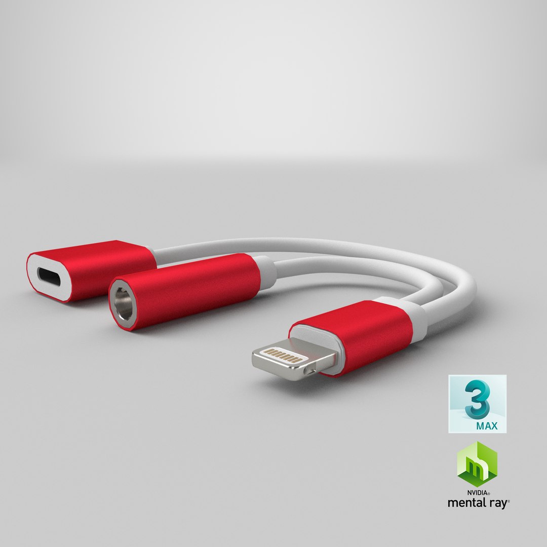 lightning jack aux adapter 3D model https://p.turbosquid.com/ts-thumb/ir/6iHyiL/kHFCCGW5/stemcell_max_mental_ray_render/png/1581521375/1920x1080/fit_q87/fef973863da405b32d6814ec7fc626351c49365c/stemcell_max_mental_ray_render.jpg