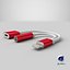 Lightning Jack Audio Aux Adapter Splitter Red-White