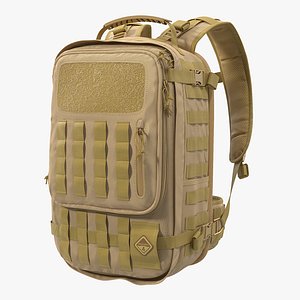 3D model tactical military trekking backpack