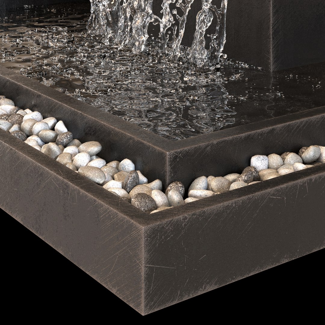 Garden Fountain 3D Model - TurboSquid 1835561