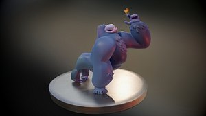 gorilla butterfly 3D model