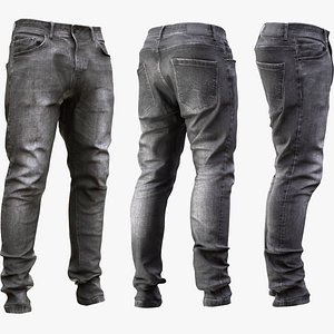 3D Jeans 56 - All MH Bodies  UE5 Skeletons - Rigged model