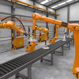 Industrial assembly line