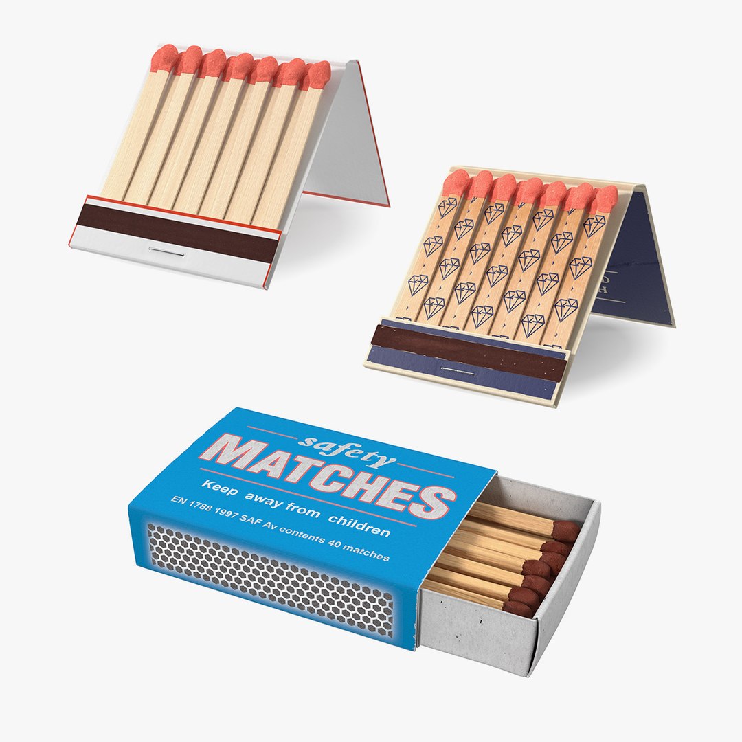 Matches Collection 3D model preview