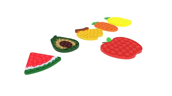 pop it fidget toy fruit