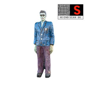 statue lunapark 8k 3d model