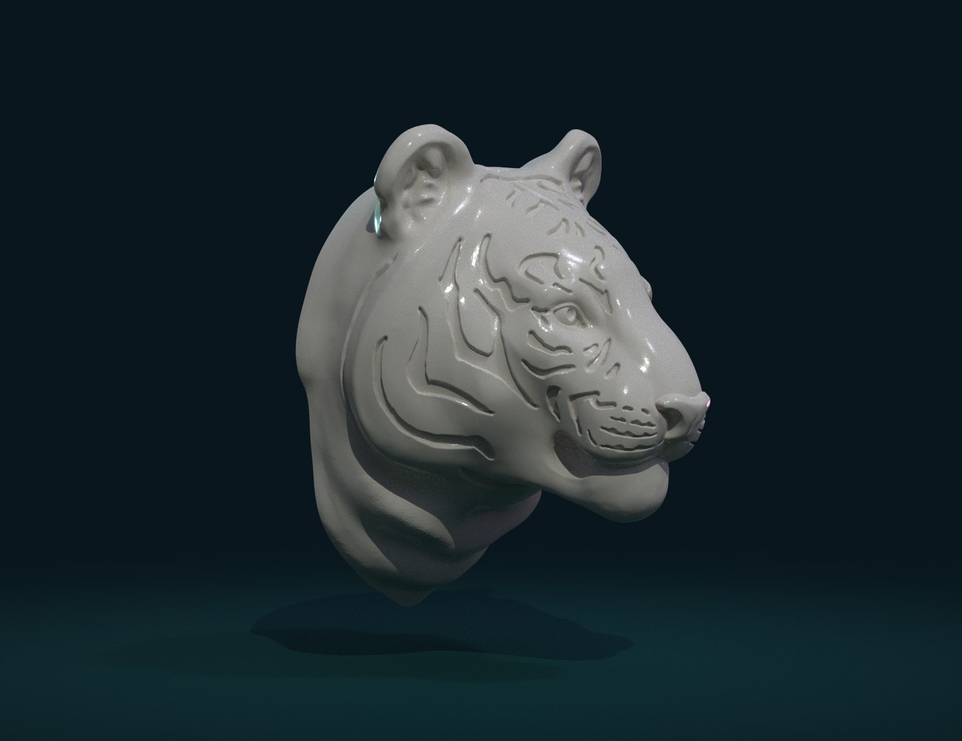 Tigre deitado Modelo 3D - TurboSquid 1272200