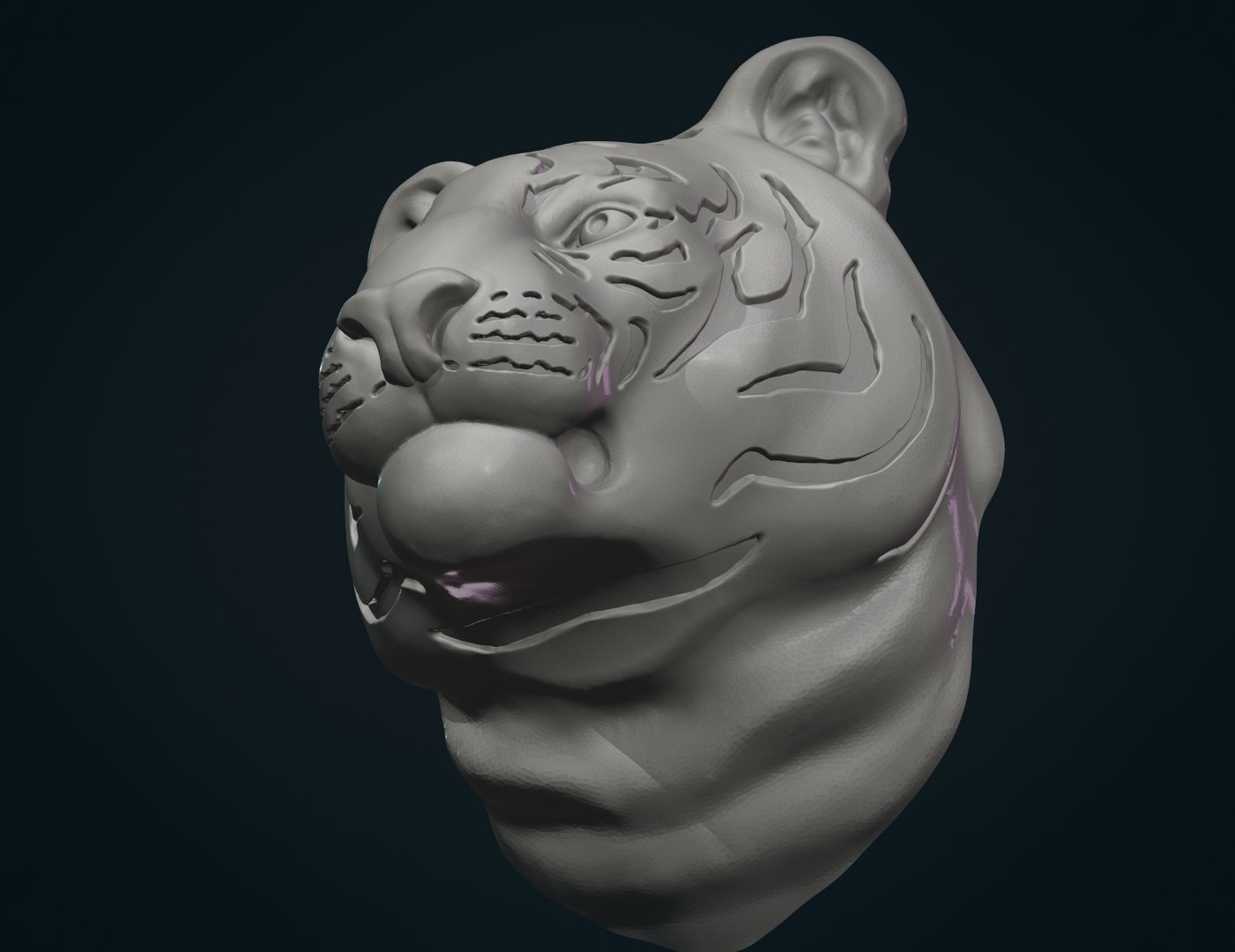 Tigre deitado Modelo 3D - TurboSquid 1272200