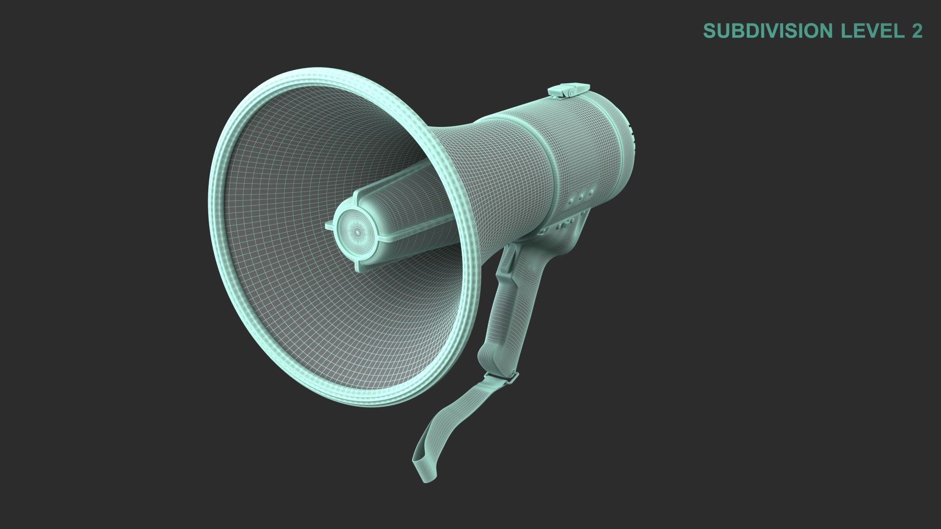 3D Megaphone Model - TurboSquid 1864459