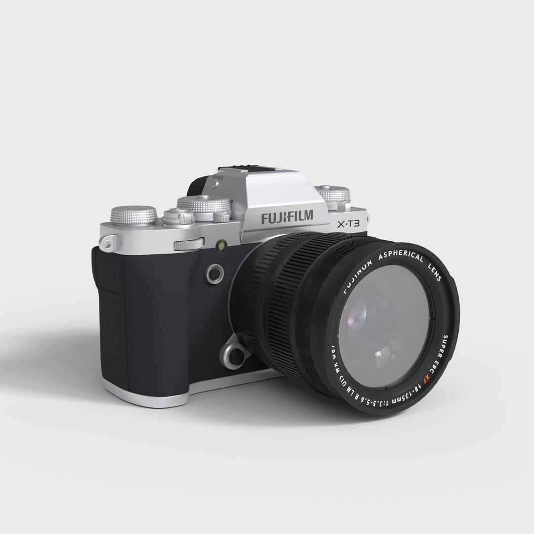 FUJIFILM XT3 CAMERA 3D Model - TurboSquid 2255111