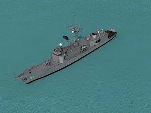 frigates class 3d obj