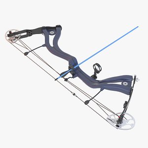 compound bow 3d max