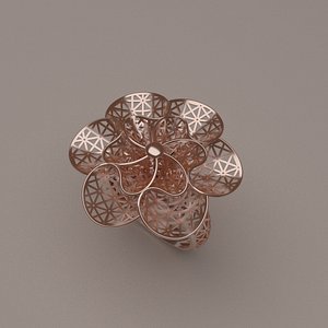 gold ring 3D model