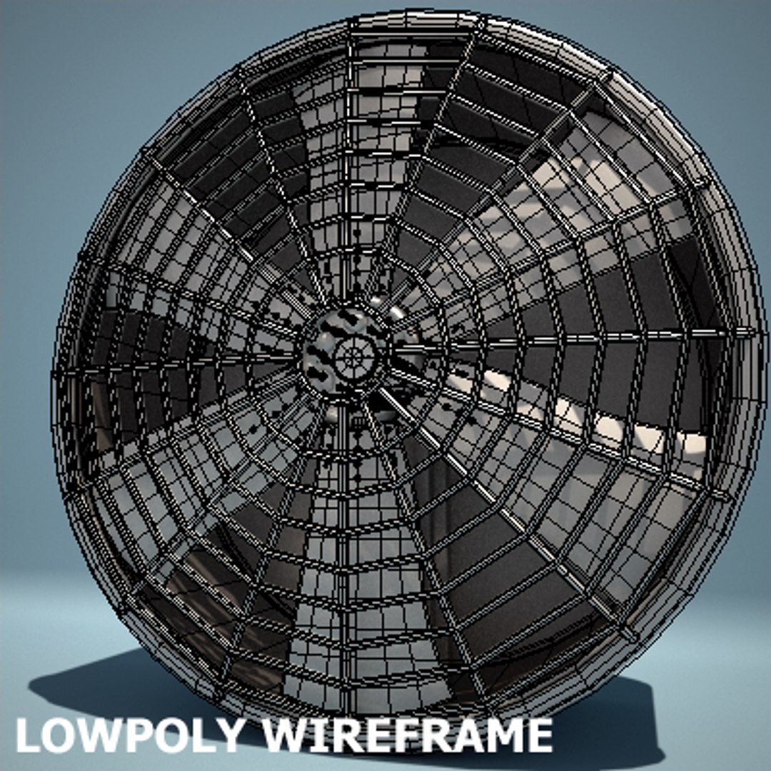 Industrial Fan 3d Model