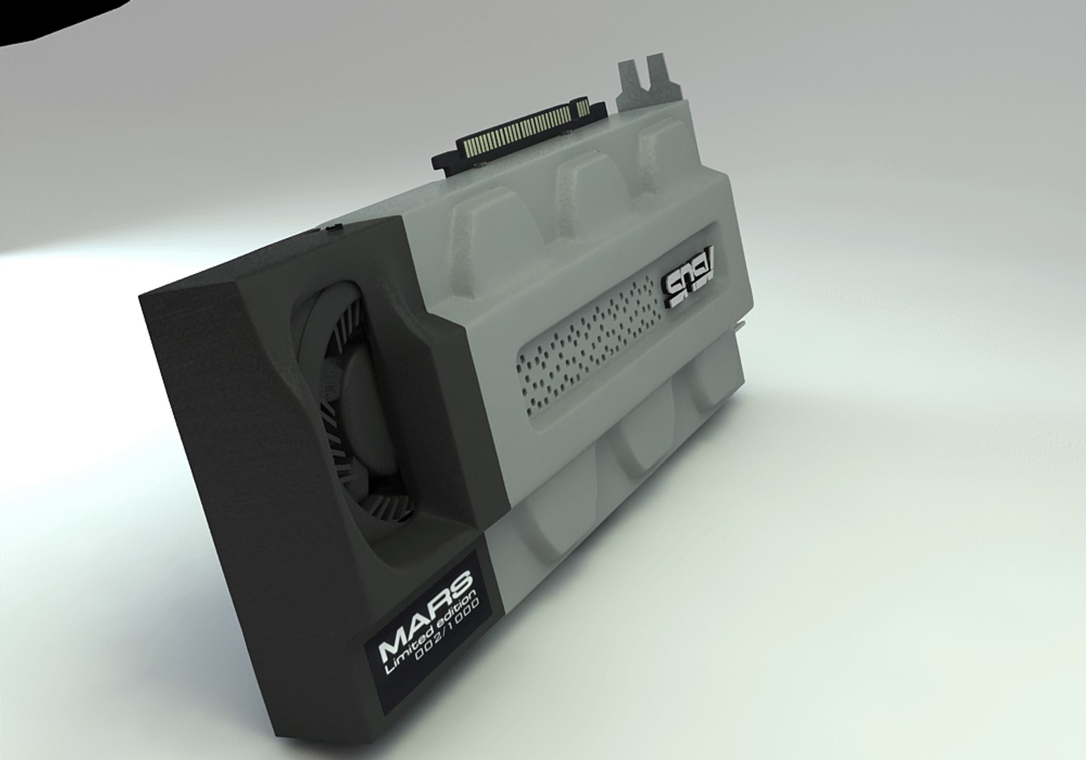 3d Model Asus Card Mars Graphics