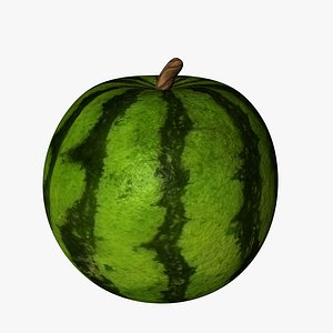 3d watermelon realistic
