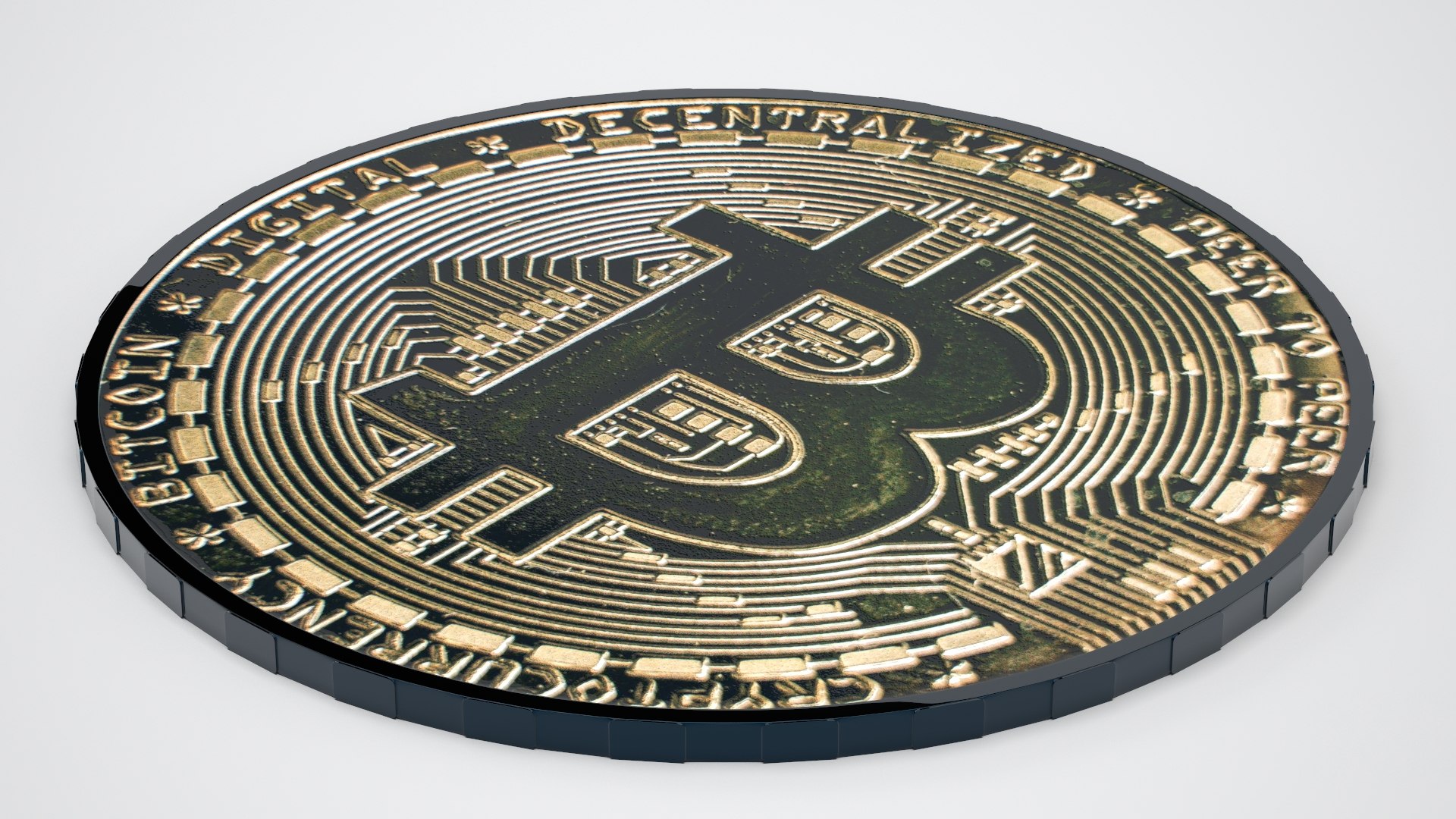 3D Model Bitcoin Coins Collection - TurboSquid 2412467