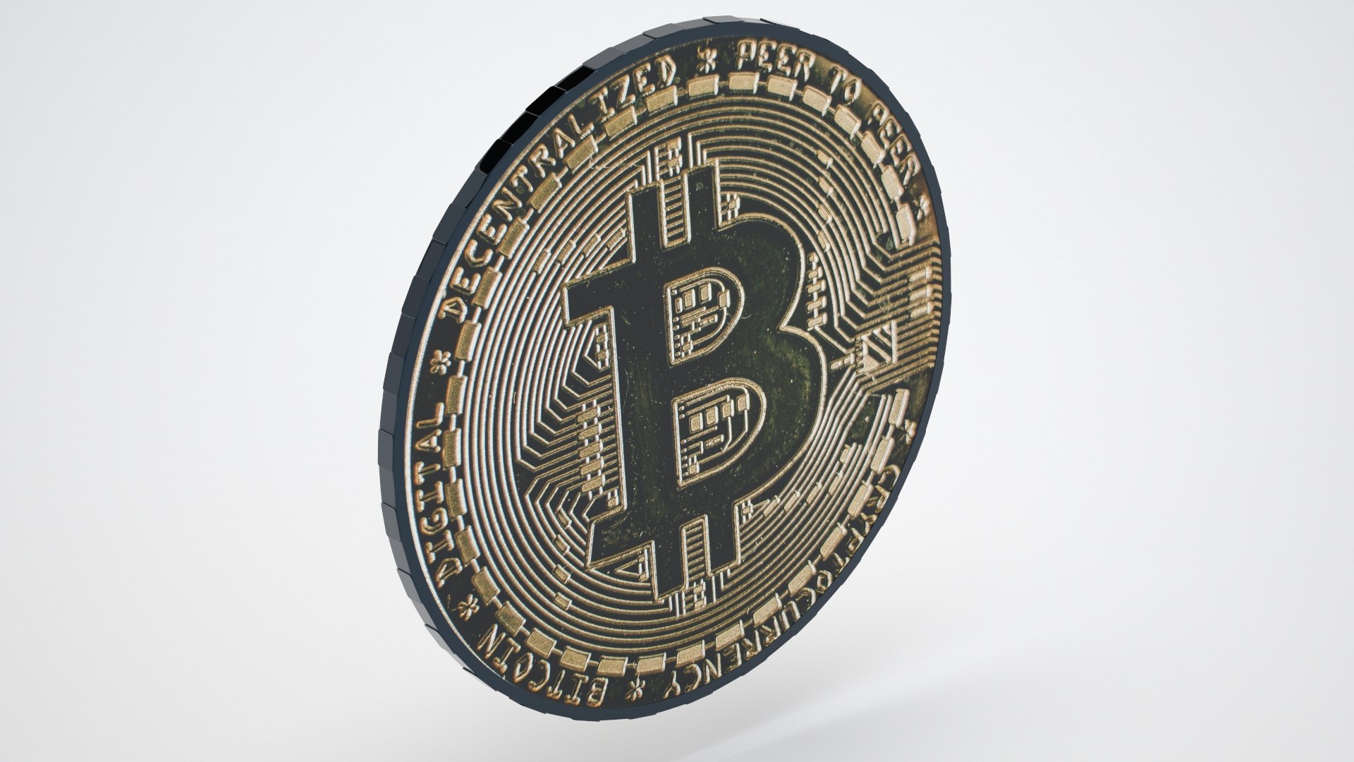 3D Model Bitcoin Coins Collection - TurboSquid 2412467