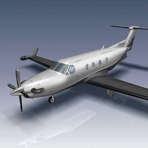 3d pilatus pc-12 model