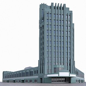 Pellissier Building and Wiltern Theatre 3D model