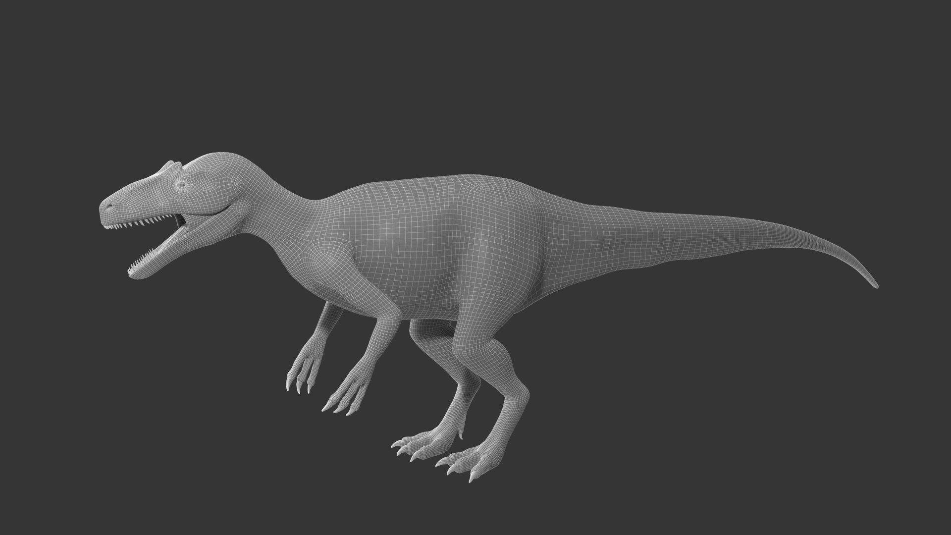 Allosaurus - Rigged and Animated 3D model - TurboSquid 1761860