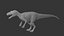 Allosaurus - Rigged and Animated 3D model