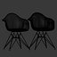 Eames Plastic Armchair Dar Vitra