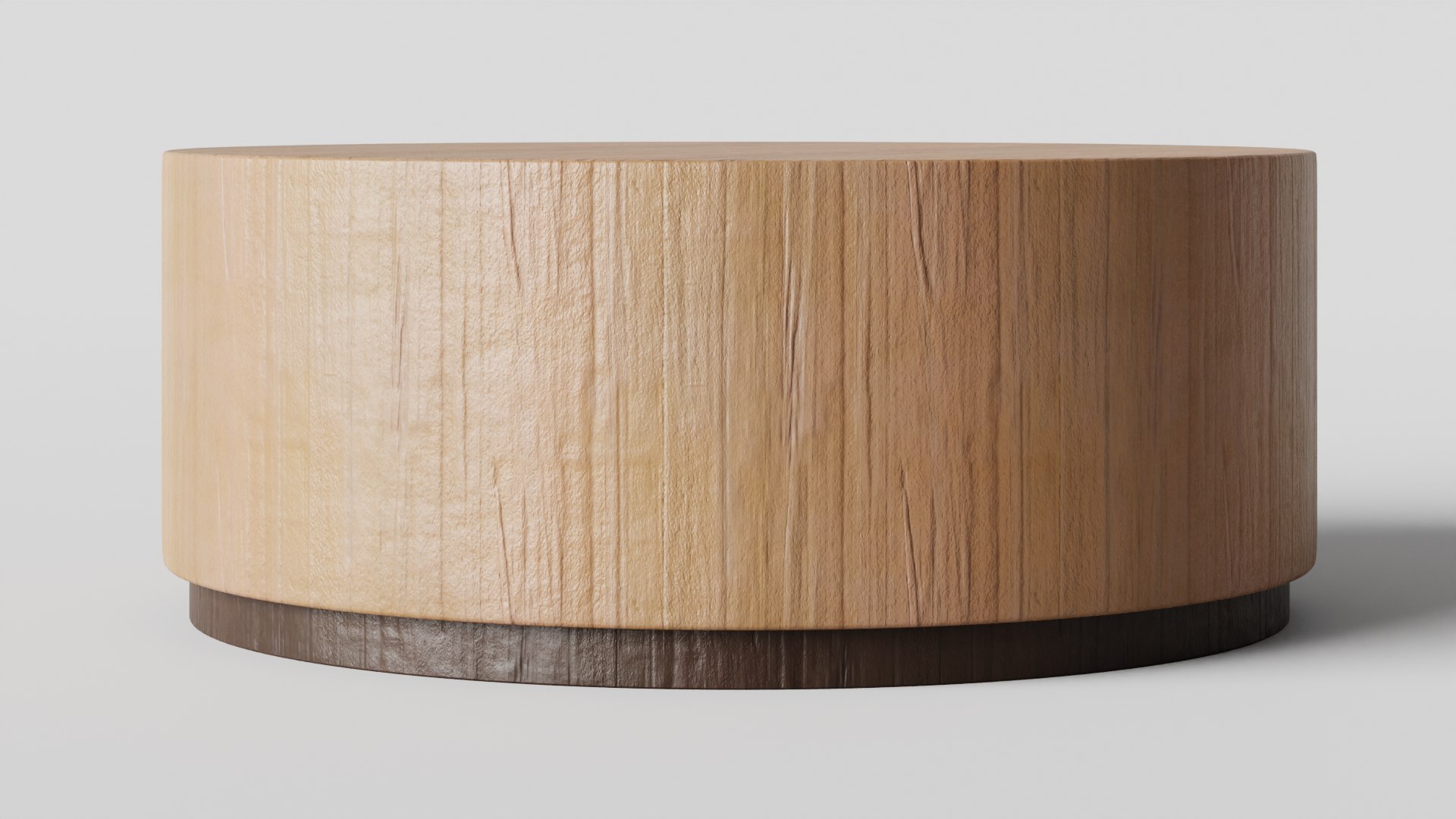 Wooden Coffee Table Round 3D Model - TurboSquid 2059839