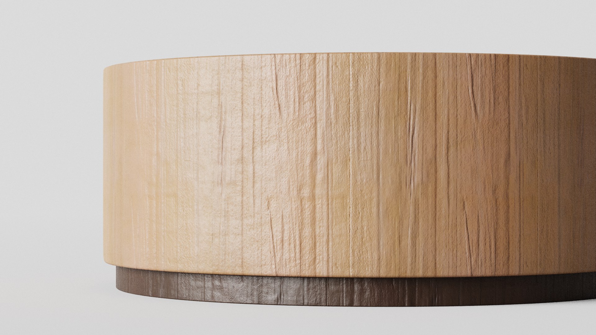 Wooden Coffee Table Round 3D Model - TurboSquid 2059839