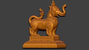 Mokor Stand Angkor Statue