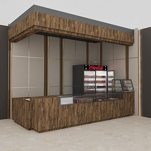 3D cafe model