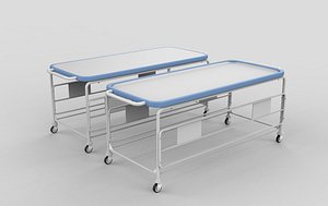 hospital bed 3D model
