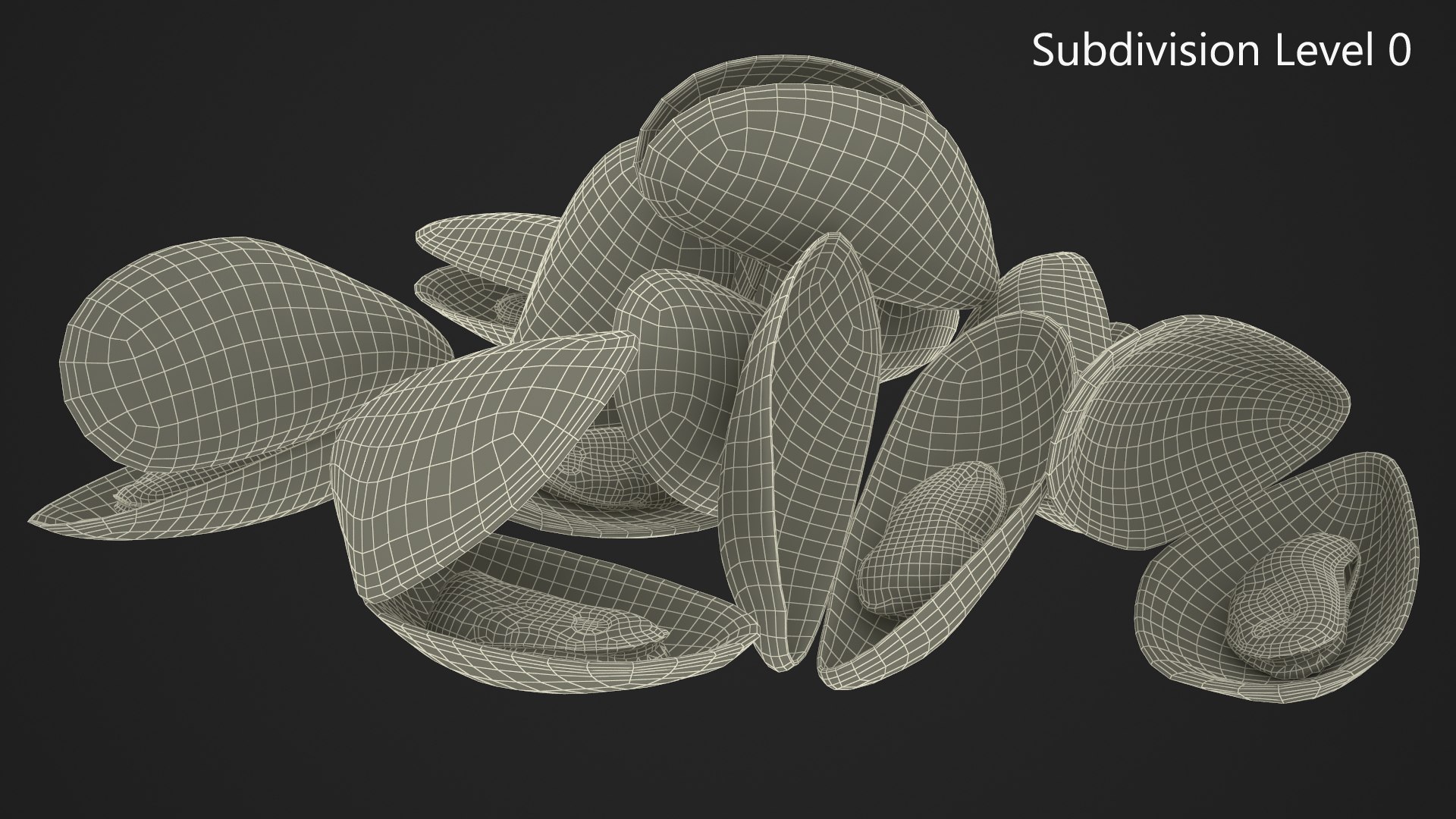 Pile of Boiled Mussels 3D model https://p.turbosquid.com/ts-thumb/is/9PSKX7/pV/pileofboiledmusselsc4dmodel013/jpg/1725506539/1920x1080/fit_q87/ae35906270fe407c00aa0c382718f61929f0197e/pileofboiledmusselsc4dmodel013.jpg