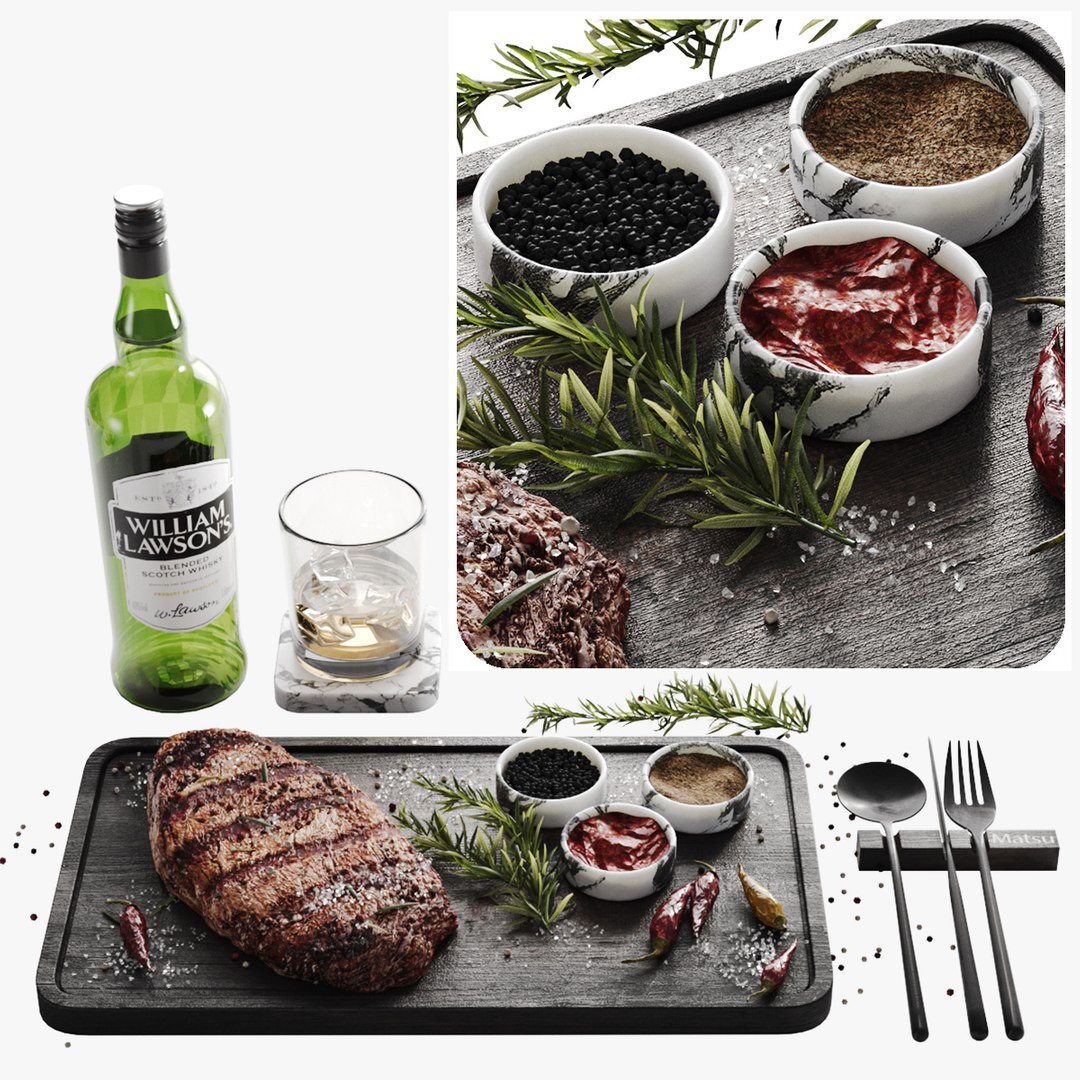 Steak 2 Model - TurboSquid 2378725