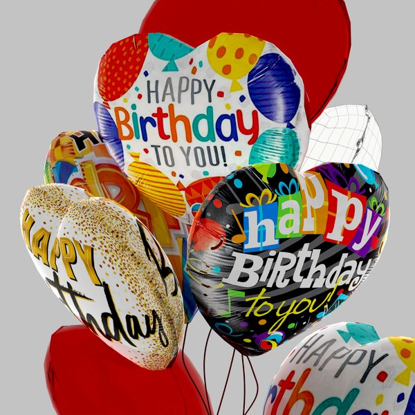 3D balloon birthday